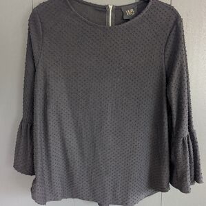 W5 Black Blouse - Size L
